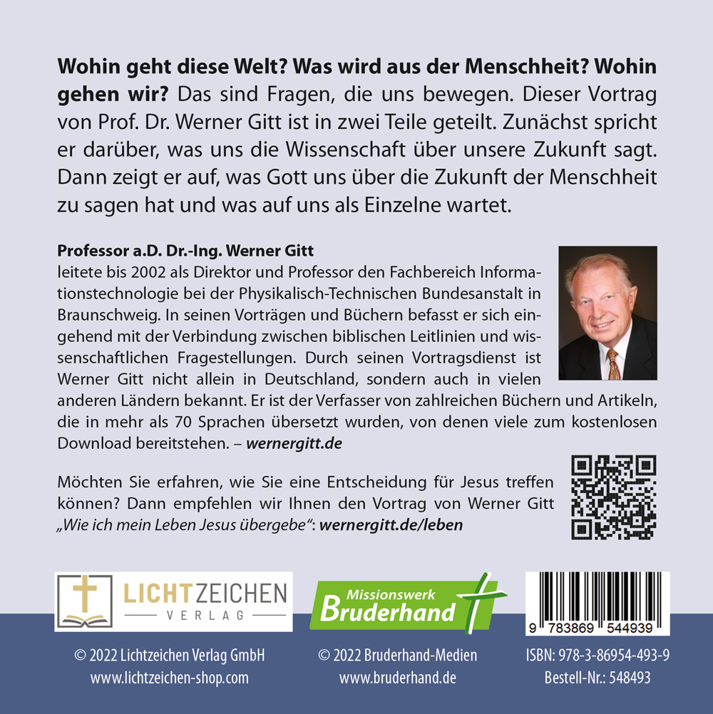 Wohin geht die Menschheit? (Audio-CD)